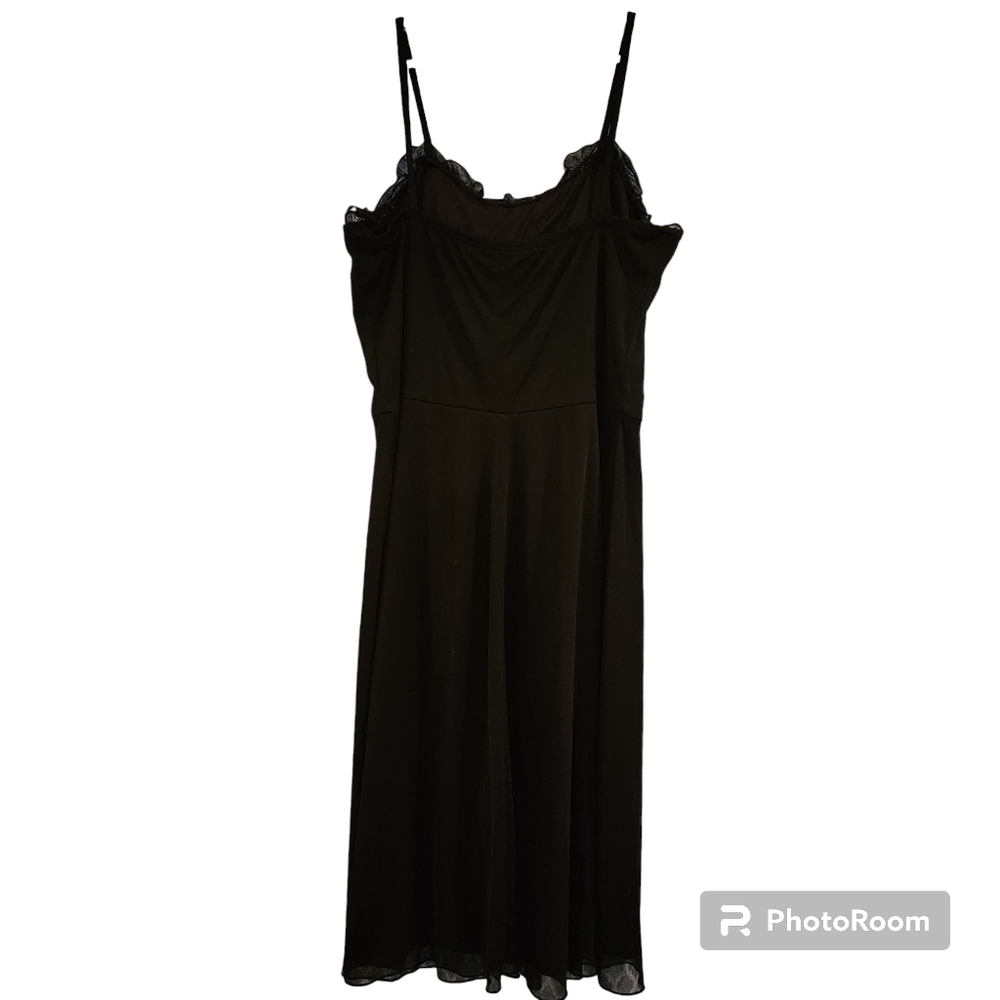 Vintage Torrid Black Thin Strap Dress Size 14 - Picture 2 of 5